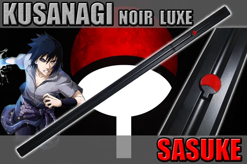 Katana Sasuke Epée Kusanagi Noir Luxe Sabre Dans Naruto 3 Katana Sasuke Epée Kusanagi Noir Luxe Sabre Dans Naruto