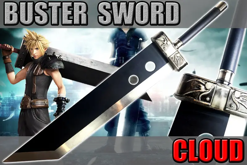 épée Cloud Buster Sword Black Edition Dans FFVII 3 épée Cloud Buster Sword Black Edition Dans FFVII