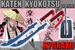 La Paire De Katanas Katen Kyokotsu Shunsui Kyoraku