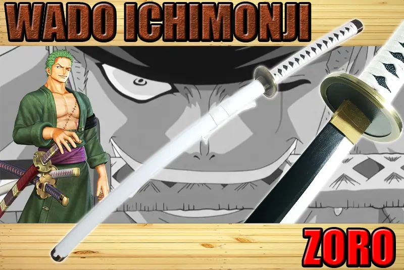 Katana Wado Ichimonji En Bois De Zoro Roronoa 3 Katana Wado Ichimonji En Bois De Zoro Roronoa