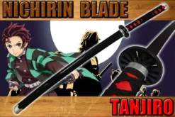 Katana De Tanjiro En Bois Dans Demon Slayer