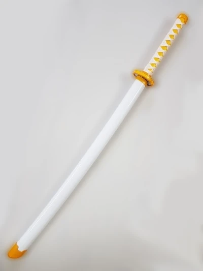 Katana De Zenitsu En Bois Dans Demon Slayer 4 Katana De Zenitsu En Bois Dans Demon Slayer - Image 2