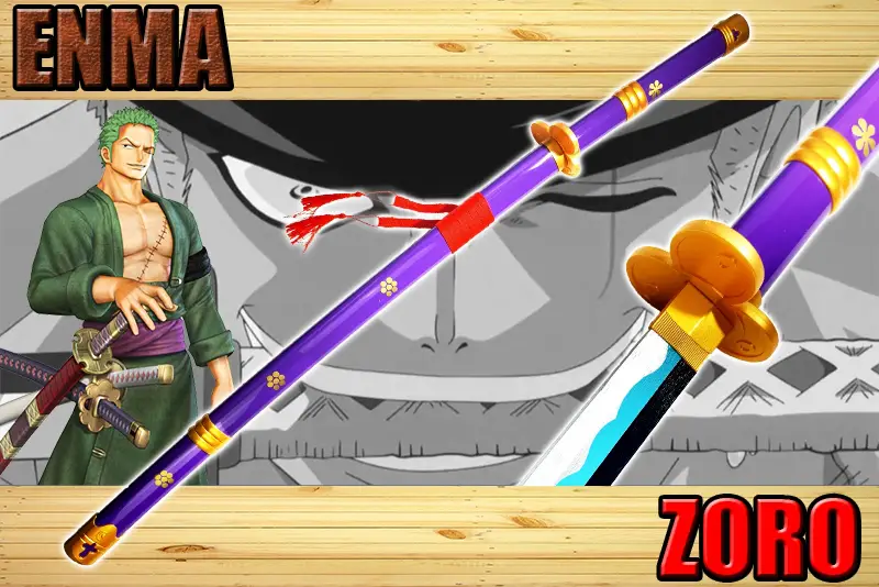Katana Enma De Zoro Roronoa En Bois 3 Katana Enma De Zoro Roronoa En Bois