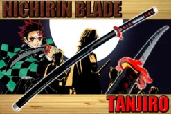 Katana De Tanjiro V2 En Bois Dans Demon Slayer