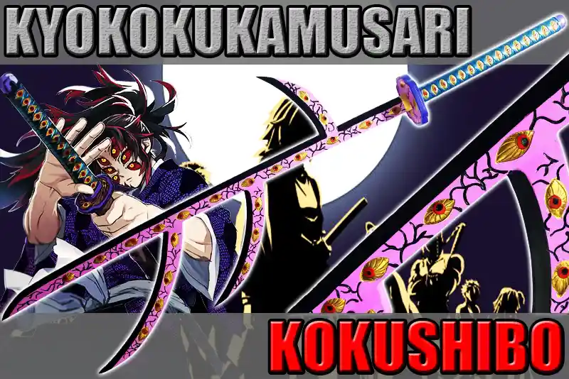 Katana Kyokokukamusari De Kokushibo Dans Demon Slayer 3 Katana Kyokokukamusari De Kokushibo Dans Demon Slayer