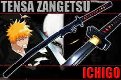 Katana Tensa Zangetsu 1er Bankai D'ichigo Lame Coupante