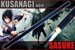 Katana Sasuke Epée Kusanagi Noir Sabre Dans Naruto Lame Coup