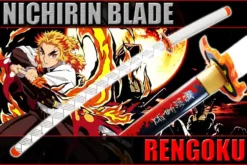 Katana De Rengoku Kyoujurou Dans Demon Slayer Lame Coupante