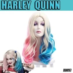 Perruque Suicide Squad Harley Quinn Aw97