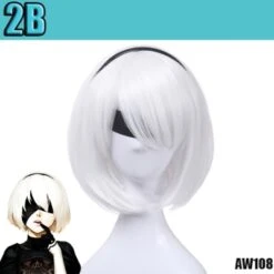 Perruque Nier Automata 2b Aw108