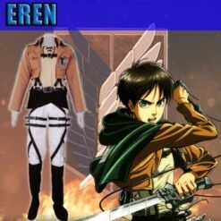 Cosplay D'eren Jäger Dans Attaque Des Titans
