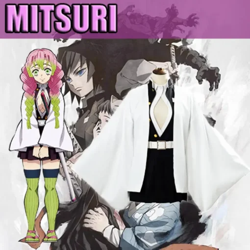 Cosplay Mitsuri Tenue Complete Dans Demon Slayer